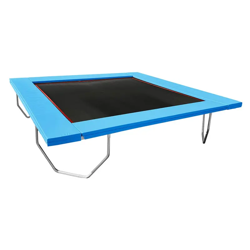 15 ft × 15 ft APEX Square Trampoline with Complete Enclosure Net System