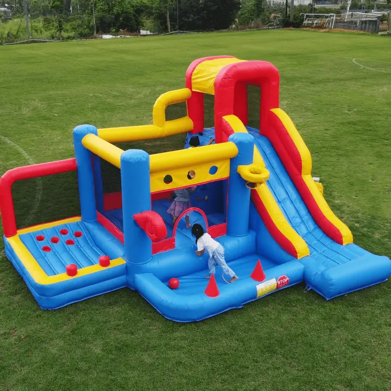 16 ft Premium Bounce House for Ages 3–6 – Slide-Included Jumping Castle with Blower