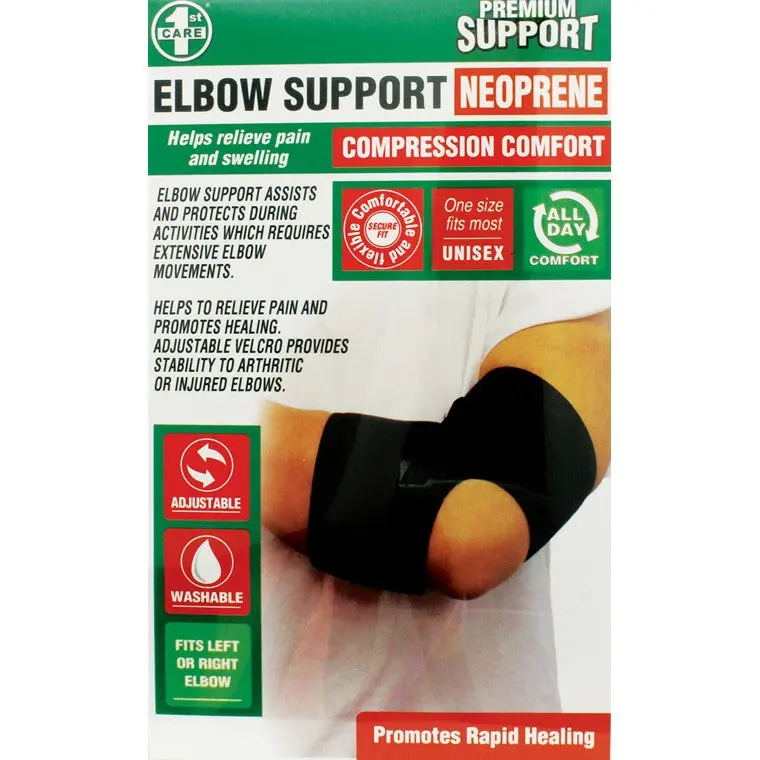 1st Care Premium Neoprene Elbow Brace – Support & Compression