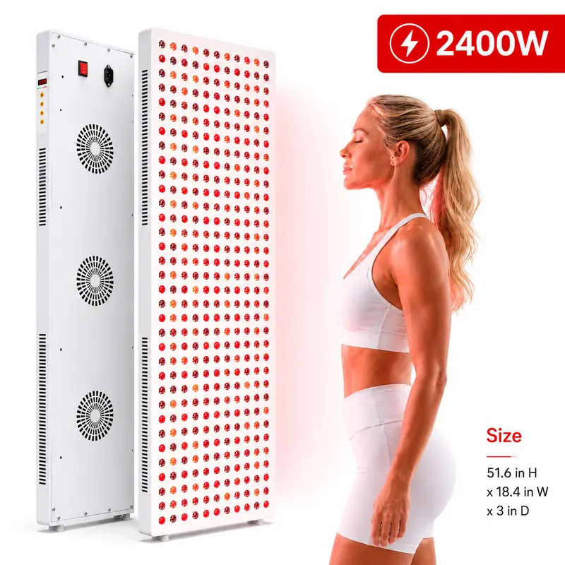 2400W Full-Body Red & Near-Infrared Light Therapy Panel
