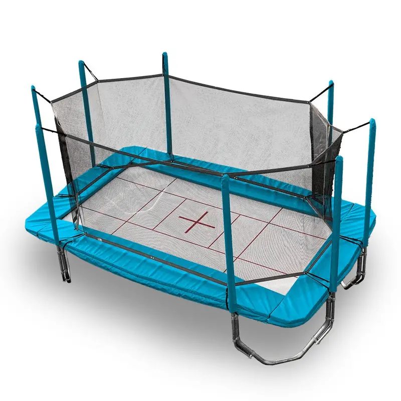 7 ft × 14 ft ALPHA Rectangular Trampoline with Full Enclosure Kit