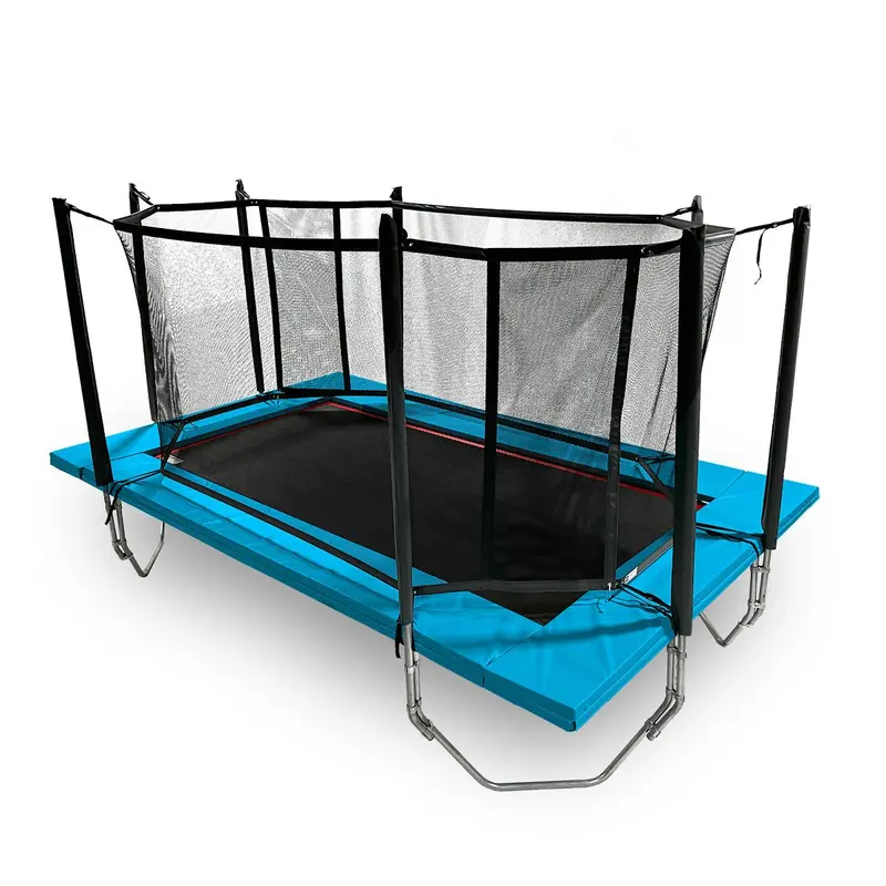 9 ft × 15 ft APEX Rectangular Trampoline with Full-Height Safety Enclosure