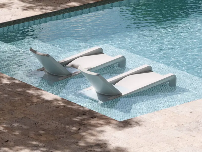 Adjustable Deck Chaise Lounge for Sunbathing