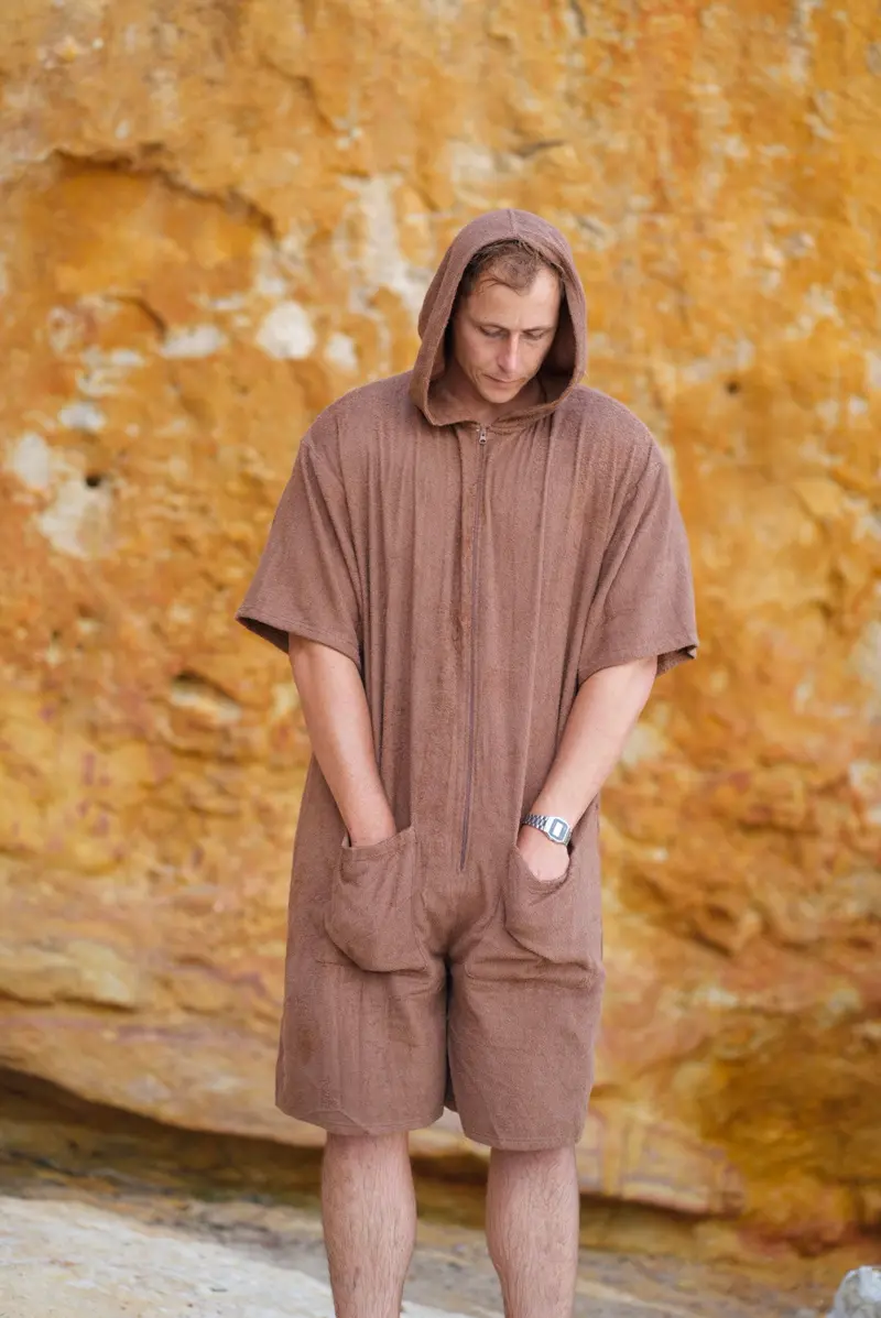 Adult Quick-Dry Towel Jumpsuit