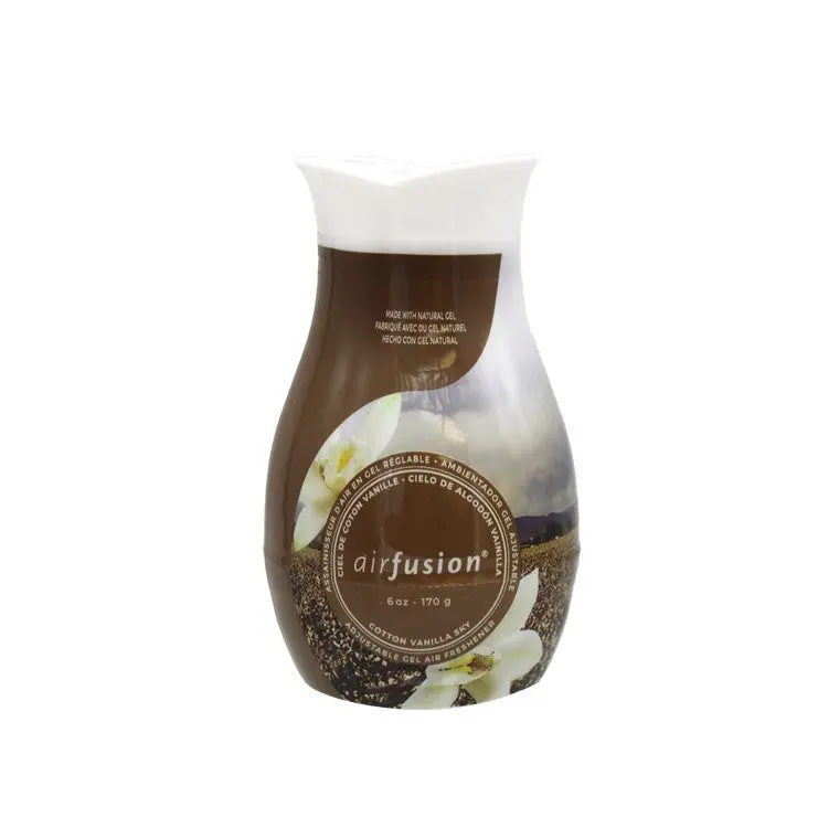 Airfusion Cotton Vanilla Sky Gel Air Freshener – Long-Lasting Scent