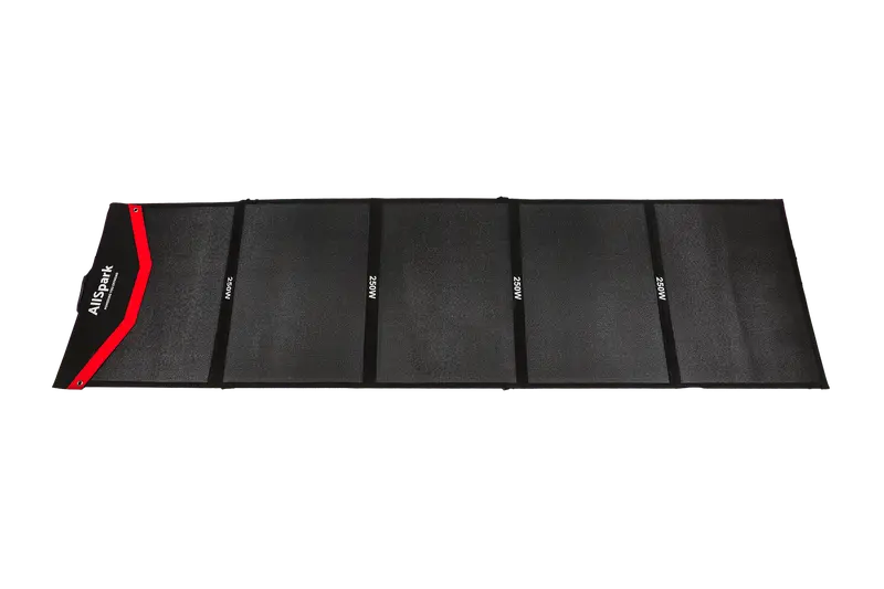 AllSpark 250W Foldable Solar Blanket — Five 50W Panels