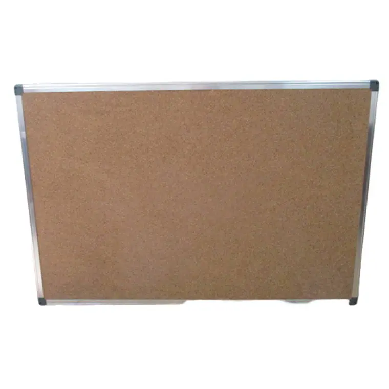 Aluminium-Framed Cork Bulletin Board – 90 x 60cm