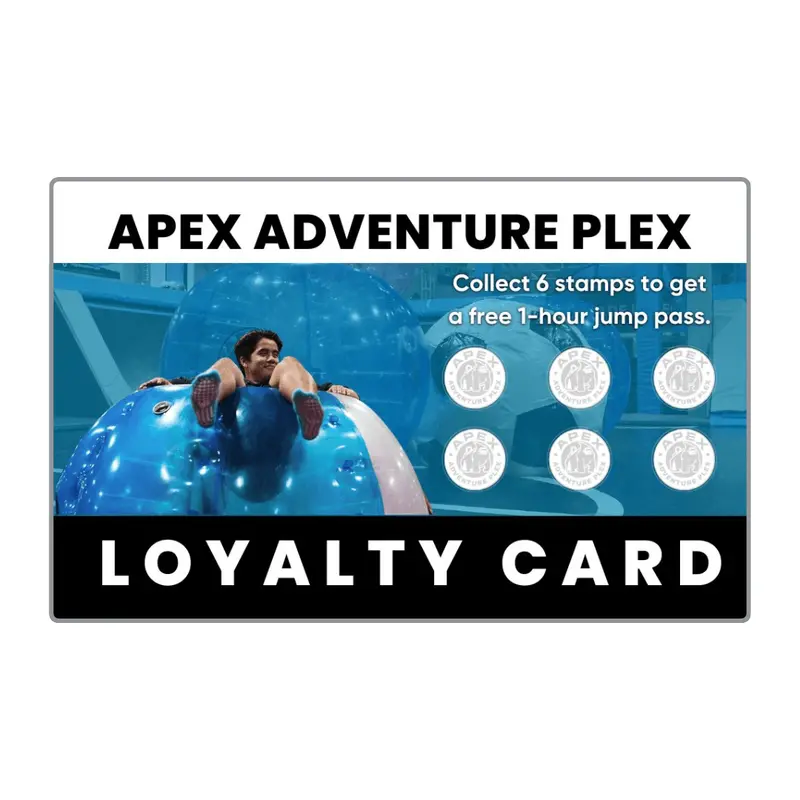 APEX Punch Pass Cards – Pre-Printed, Pack of 100