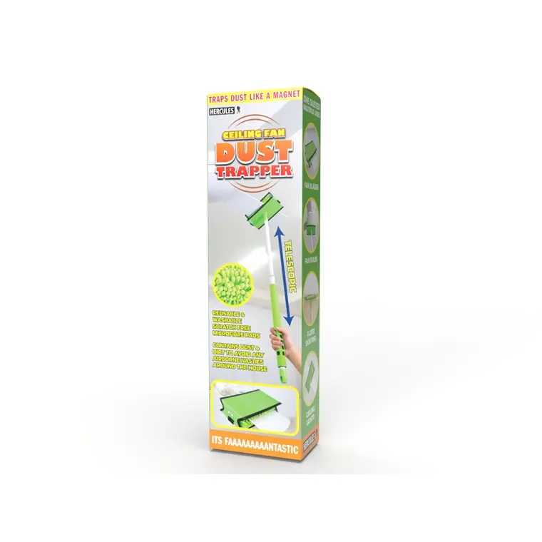 ASOTV Microfiber Ceiling Fan Duster – Extendable & Washable