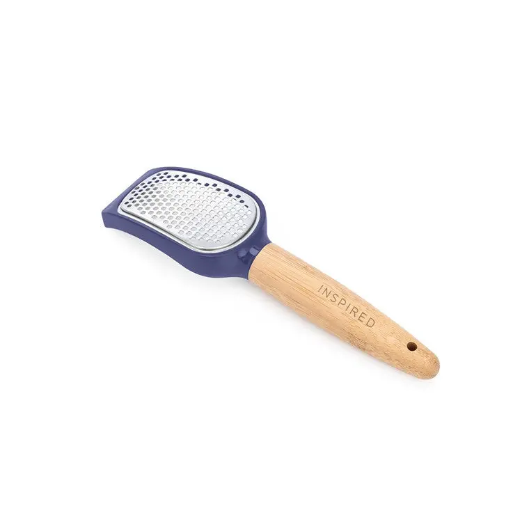 Bamboo-Handled Cheese Grater with Sharp Stainless Steel Blades