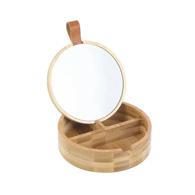 Bano Decorative Storage Box with Integrated Mirror Lid