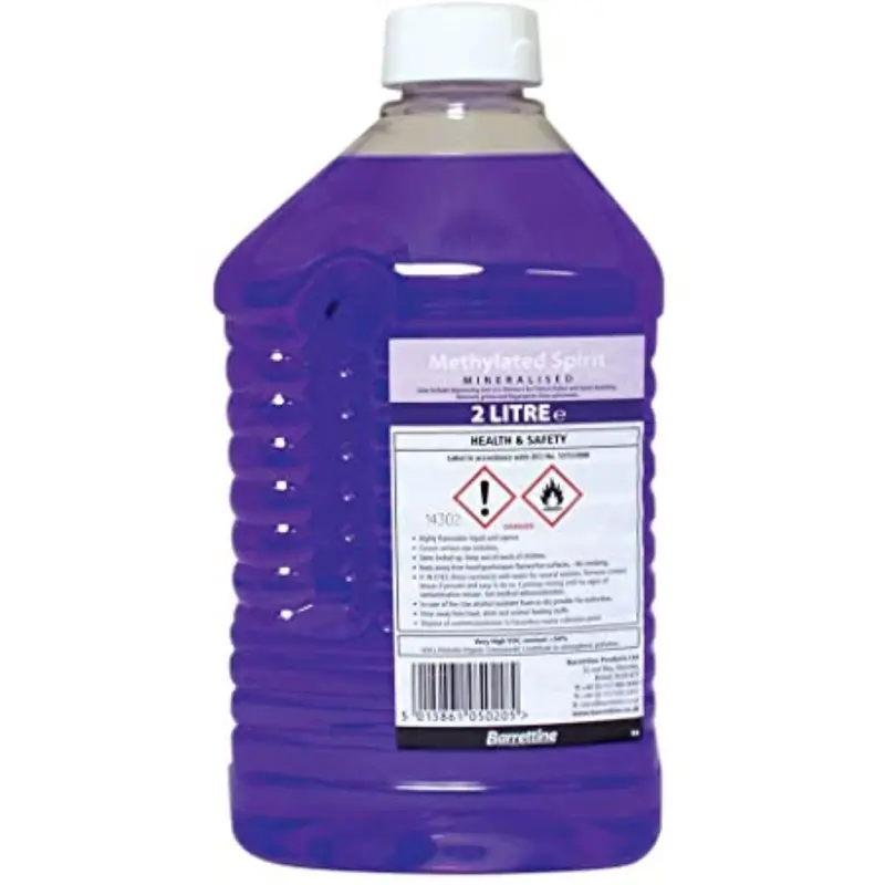 Barrettine Methylated Spirits – 2-Litre Container