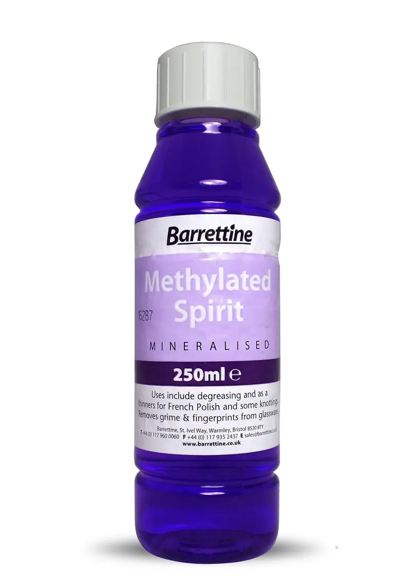 Barrettine Methylated Spirits – 250ml Mini Bottle