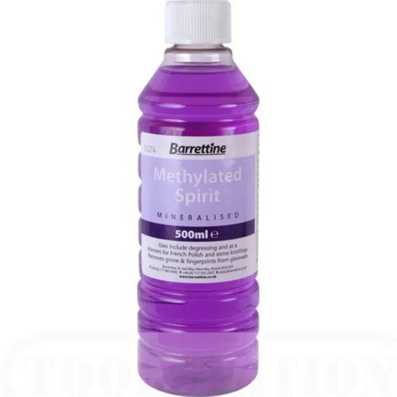 Barrettine Methylated Spirits – 500ml Bottle