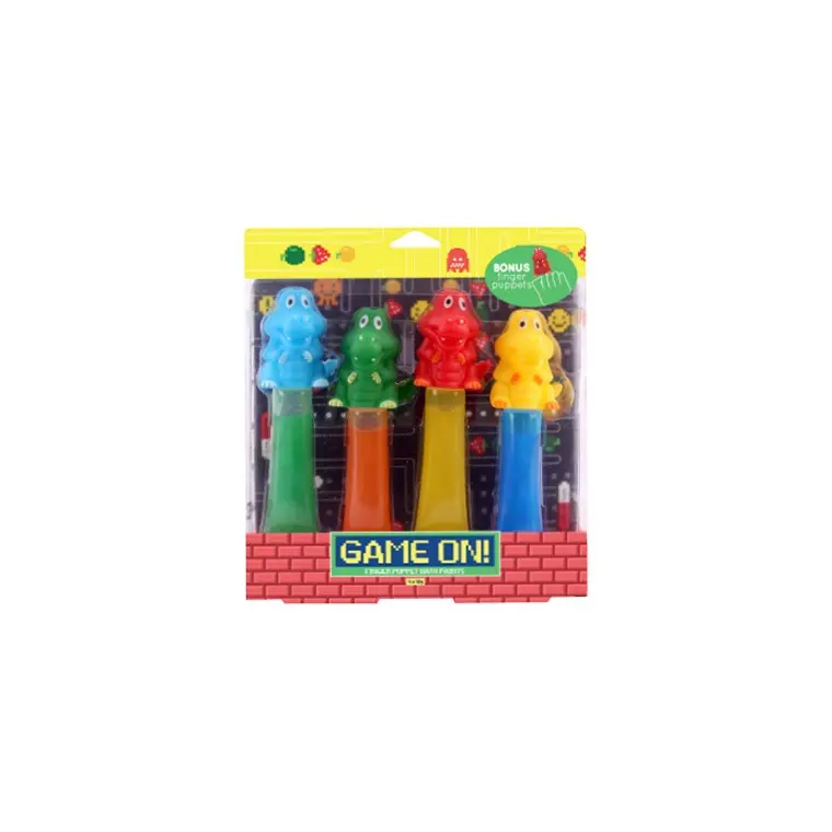 Bath Time Play Set with Finger Puppets – 4-Piece Game-On Collection
