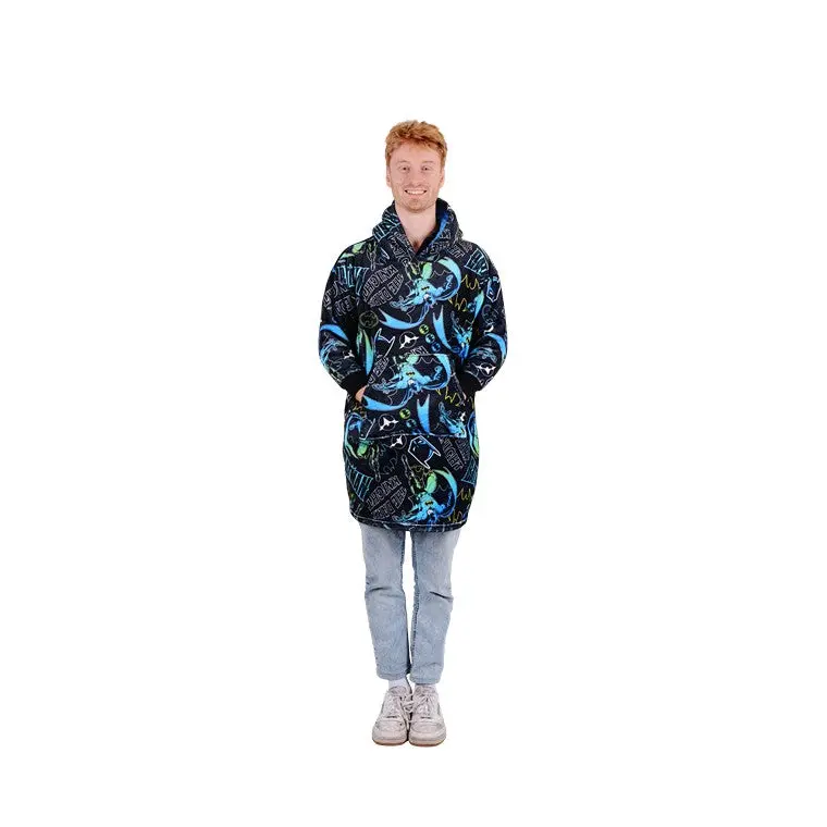 Batman Kids Hoodie with Soft Cuddle Fabric – Sizes 8–10