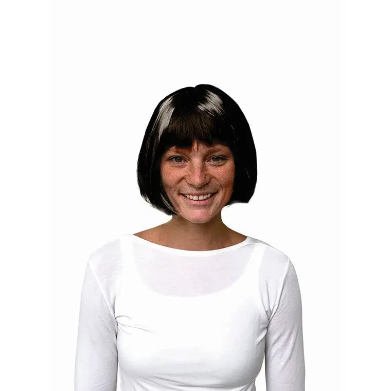 Black Bob-Style Costume Wig