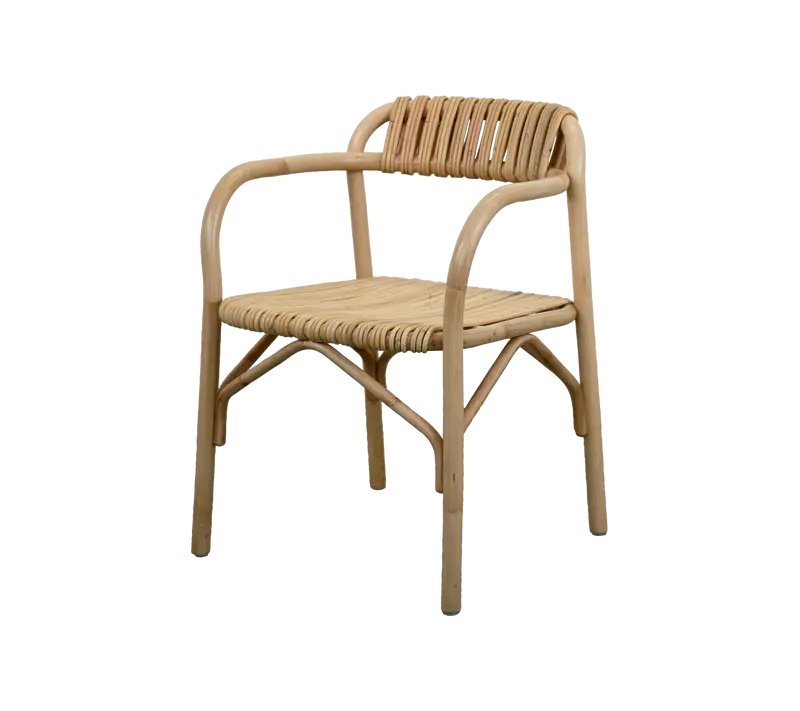 Bliss Rattan Armchair – Handwoven Wicker Accent Chair