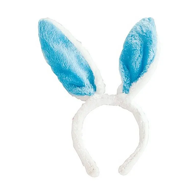 Blue Easter Bunny Ear Headband – Soft Fabric Accessory