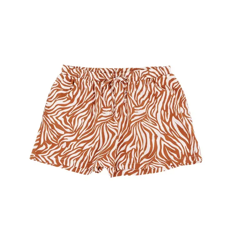 Bold Animal-Print Summer Shorts – Size L
