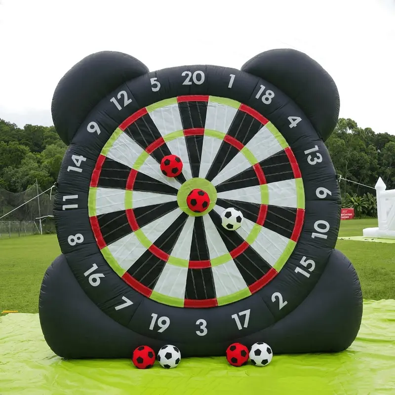 Bouncinlife 10-Foot Inflatable Soccer Dart Board – Outdoor Backyard Sports Game (2026 Edition)
