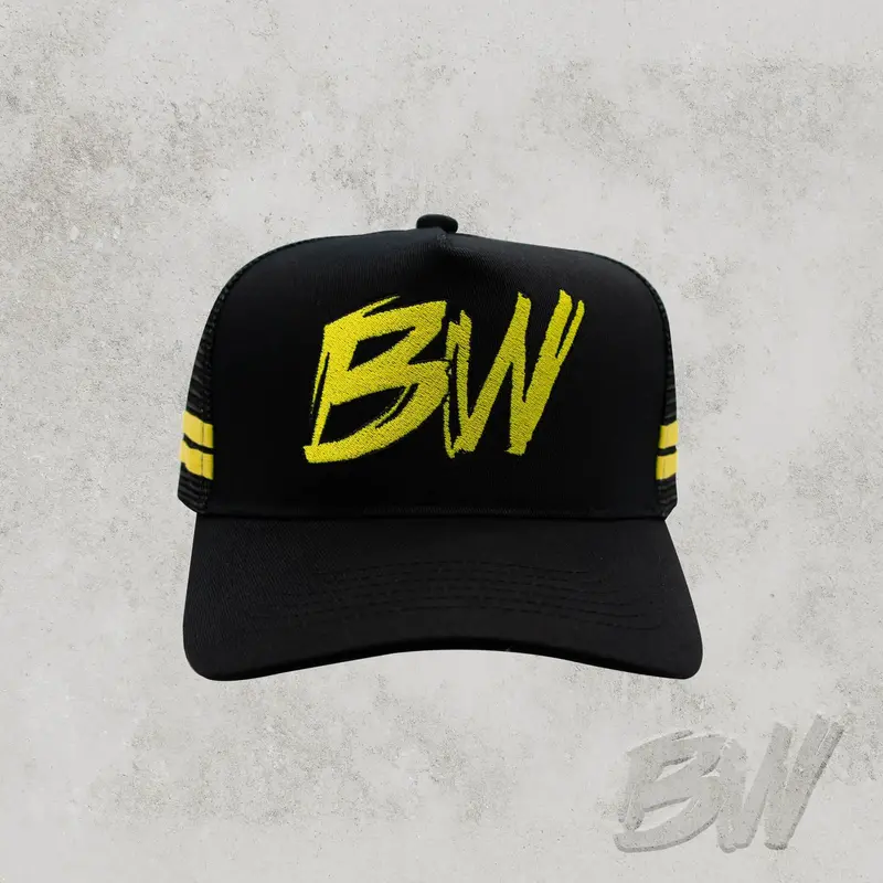 Bushwakka Black Trucker Mesh Cap – Lightweight Outdoor Fit