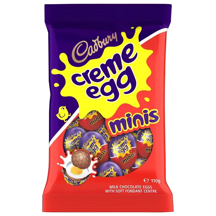 Cadbury Creme Egg Miniatures Bag – 21 Pieces, 110g