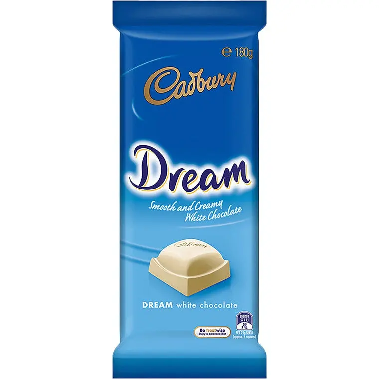 Cadbury Dream White Chocolate Block – 180g