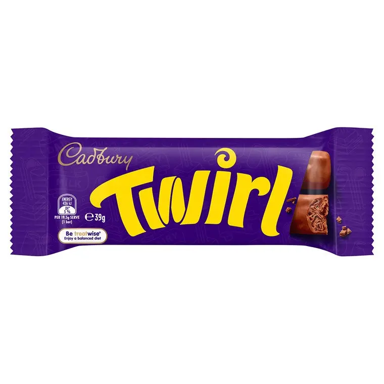 Cadbury Twirl Chocolate Bar – 39g