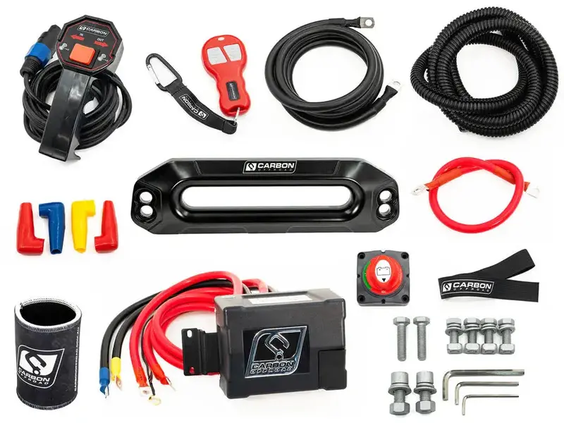 Carbon Winch Accessory Kit – 12V Power Adapter Set