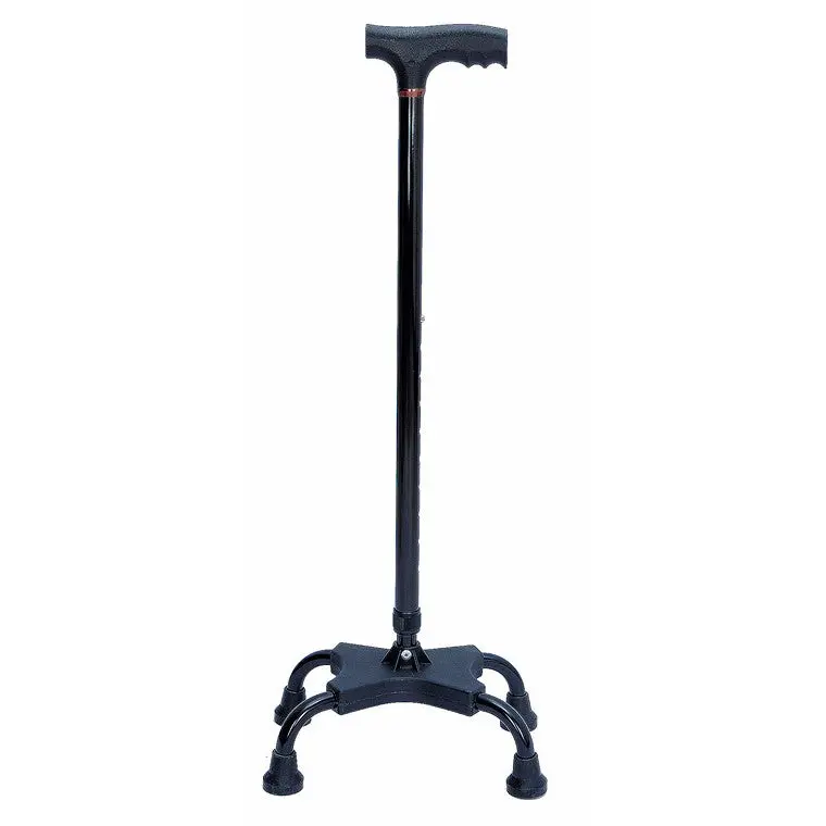 CareWorx Quad-Base Walking Cane – Stability-Focused Mobility Aid