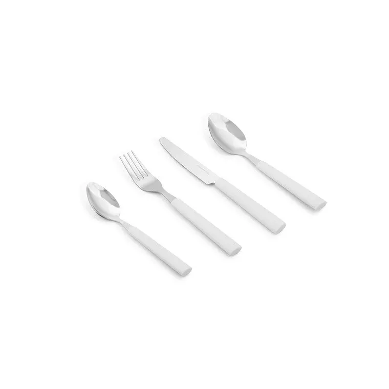 Chefs Own 4-Piece Stainless Steel Cutlery Set – Fork, Spoon, Knife, Teaspoon