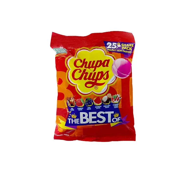 Chupa Chups Variety Pack – Best-Selling Lollipops, 25-Pack