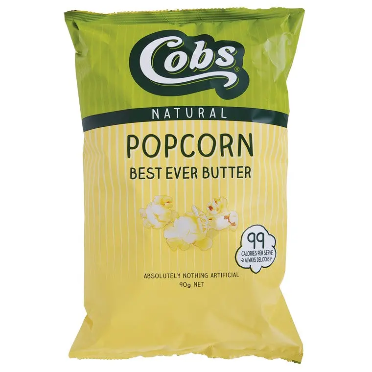 Cobs Natural Butter-Flavoured Popcorn – 90g Gourmet Snack