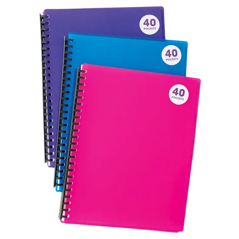 Creative Display Book – 40-Page, Vibrant Color Assortment