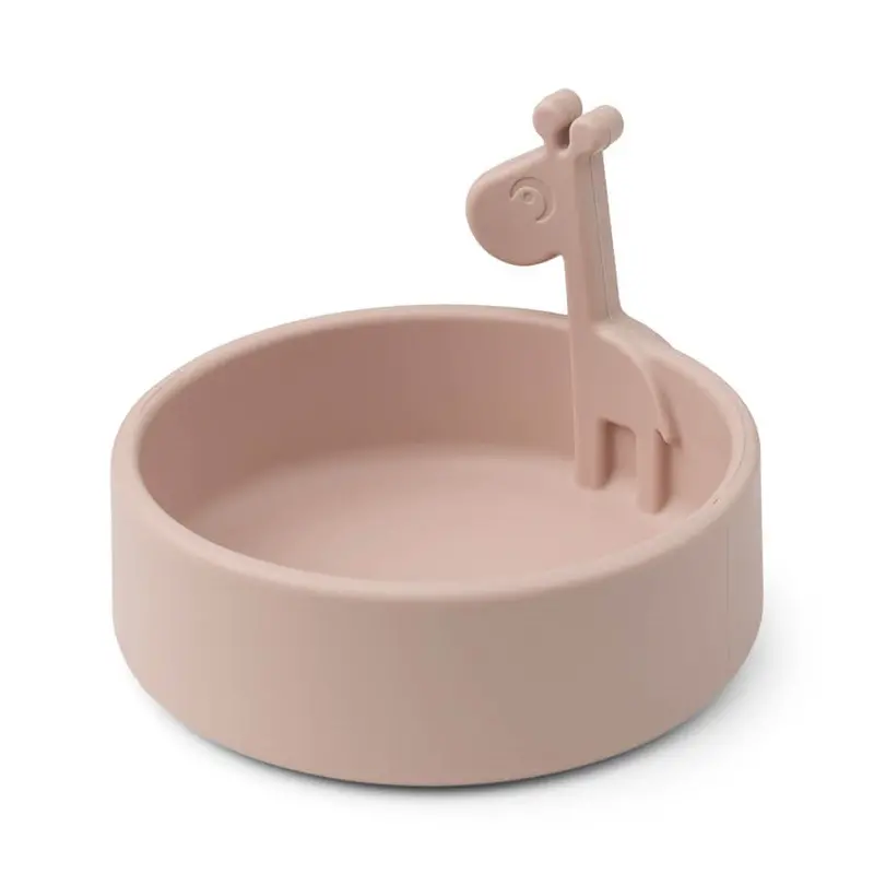 Done by Deer Peek-a-Boo Silicone Feeding Bowl – Powder Finish