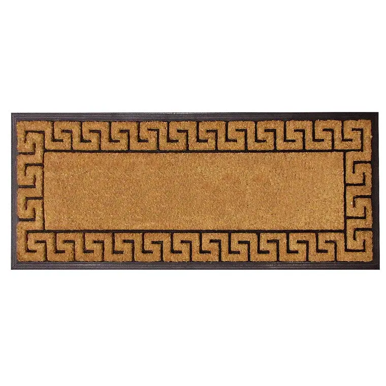 Double-Width Coir Doormat – 45 x 120 cm, Stylish Assorted Patterns