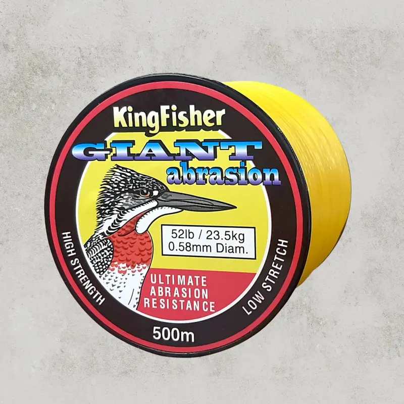 Durable Giant Nylon Fishing Line – 0.50mm, 16.8kg (37lb), Gold, 600m Spool