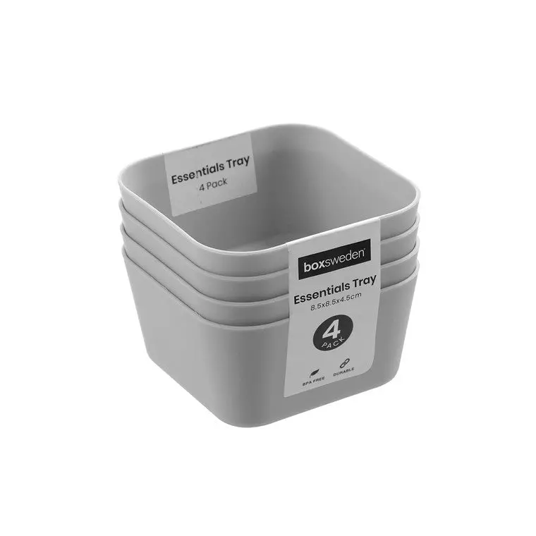 Essentials Assorted Sorting Tray, 4-Pack Set