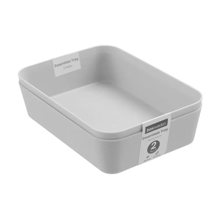 Essentials Two-Piece Assorted Sorting Tray Set