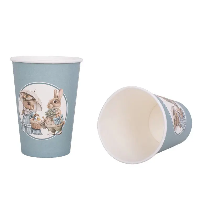 Festive Easter Paper Cups – 20-Piece Disposable Drinkware Set