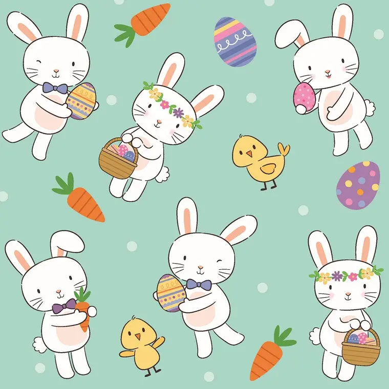 Festive Easter Paper Napkins – Pack of 16 Holiday-Themed Designs