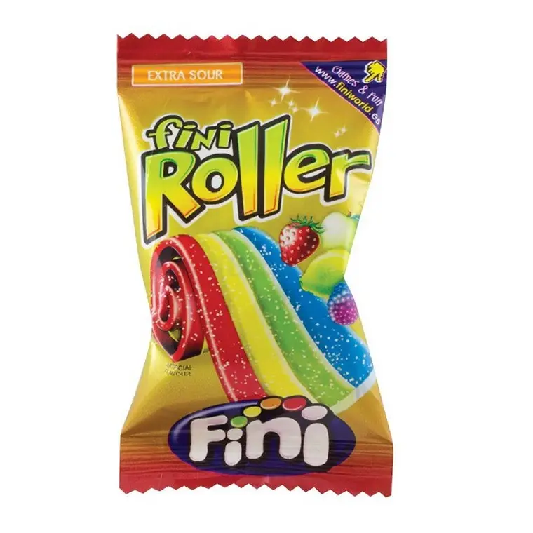 Fini Fantasy Roller Chew Candy – Vibrant Swirled Fruit Flavor
