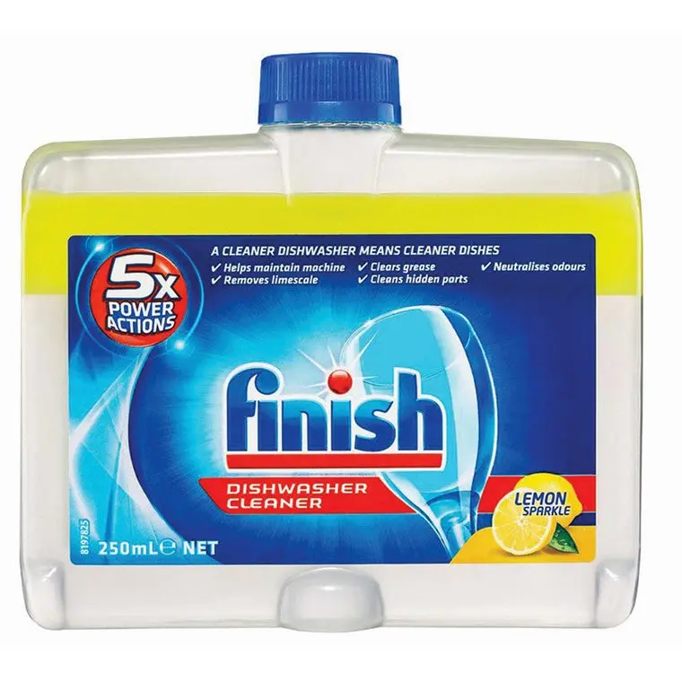 Finish Dishwasher Cleaner – Lemon Sparkle Scent, 250 mL