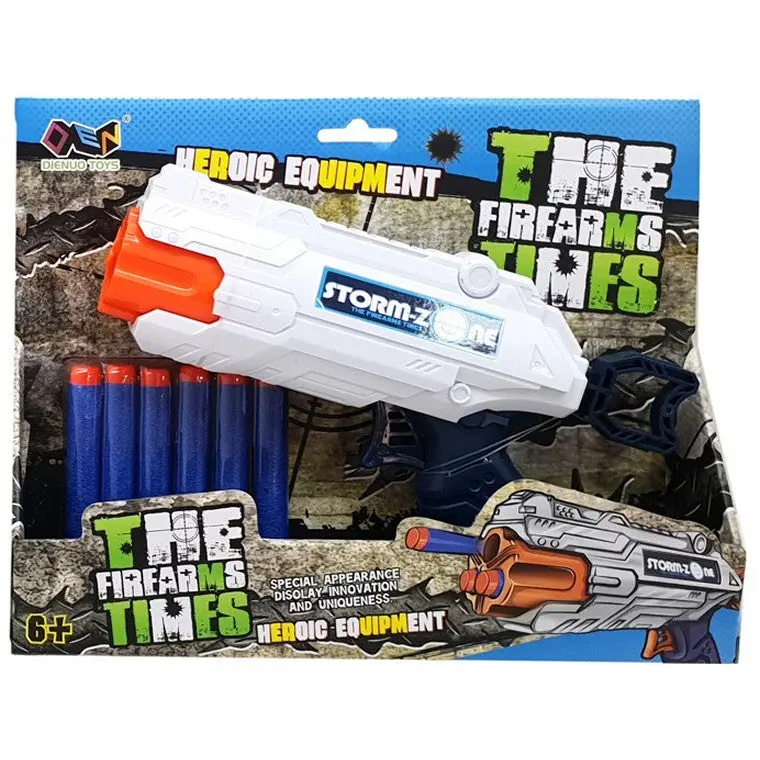 Foam Dart Blaster Gun – Includes 6 Darts, 22 cm Long