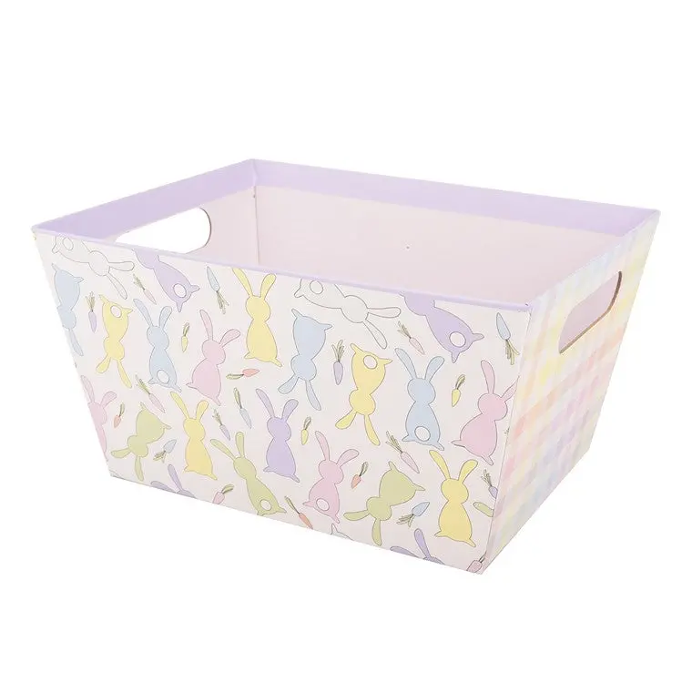 Foldable Easter Paper Basket – Classic Holiday Design