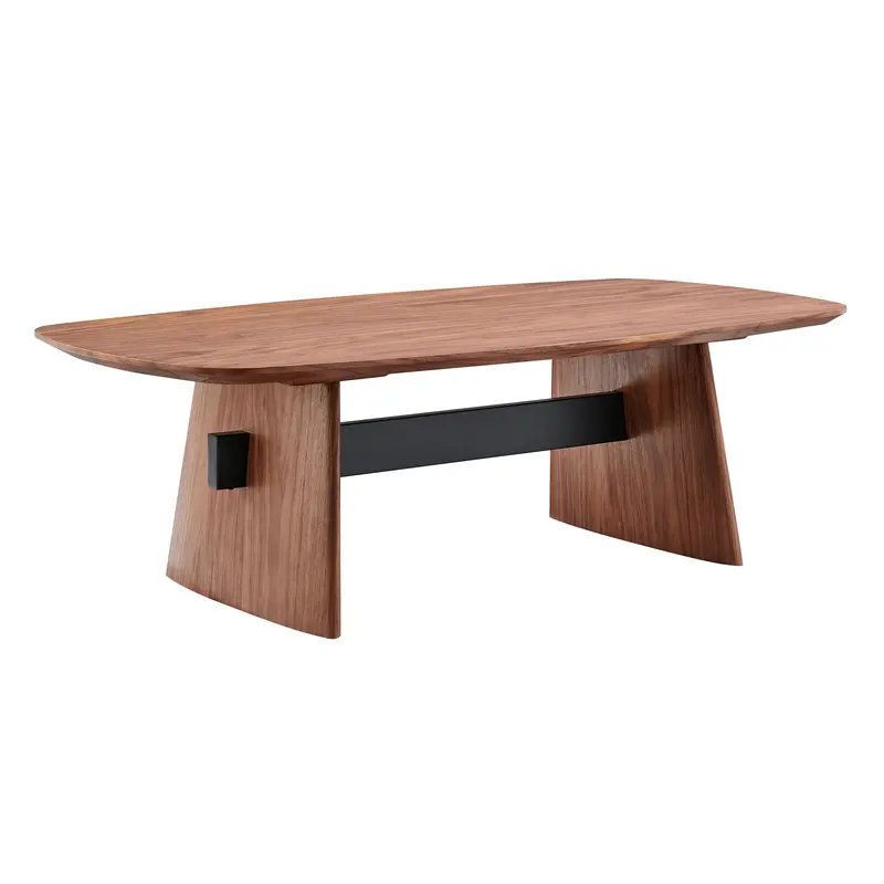 Folke Walnut-Finished 51-Inch Coffee Table