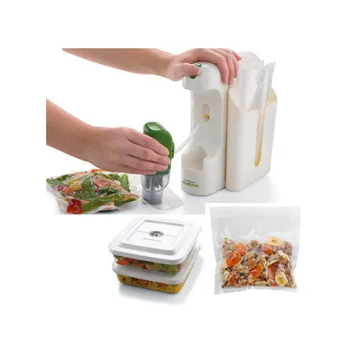 FoodSaver FSMSSY0214 Compact Vacuum Sealing System for Meal Prep