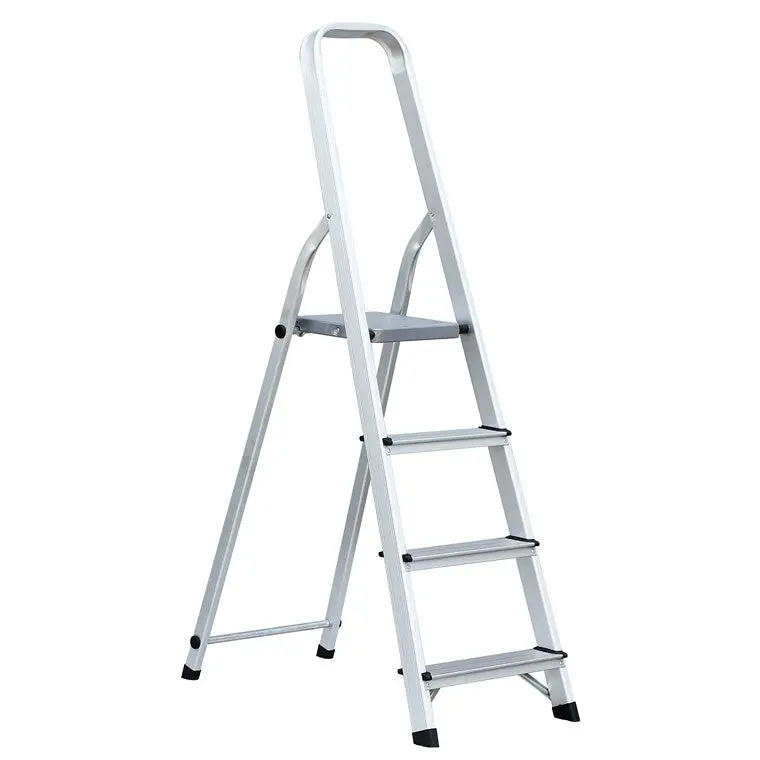 Four-Step Foldable Steel Step Ladder – Lightweight & Portable