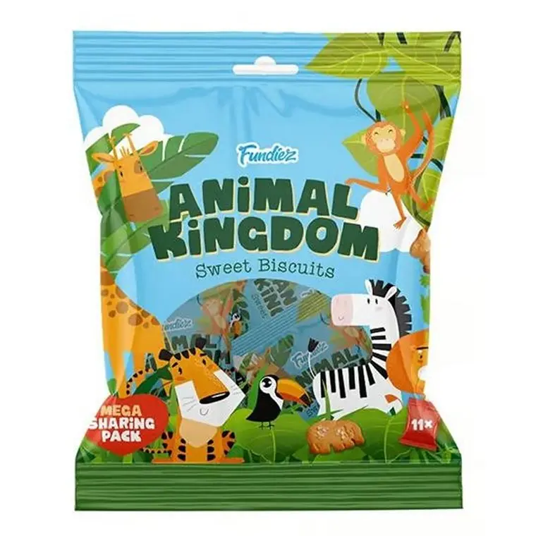 Fundiez Animal Kingdom Sweet Biscuits – Pack of 11 Fun-Shaped Cookies